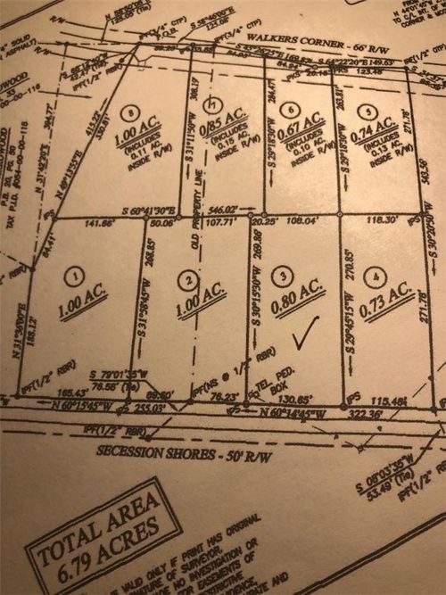 0000 Secession Shores Dr, Iva, SC, 29655 | Card Image