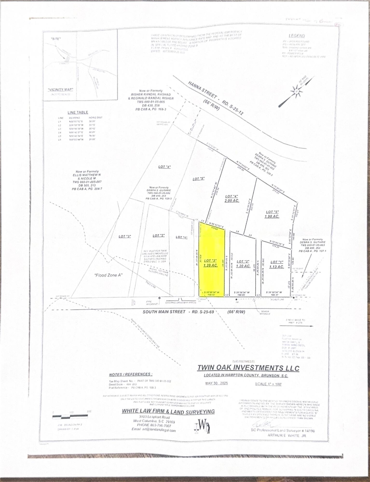 Land in Brunson