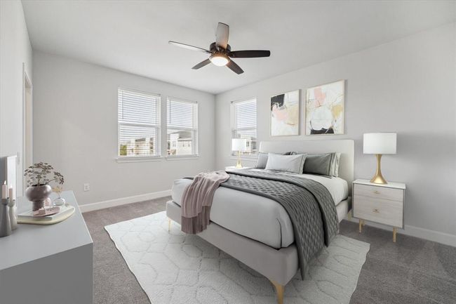 Virtually Staged secondary bedroom. | Image 14