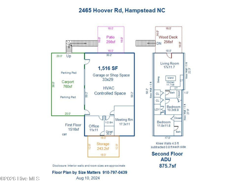 2463 Hoover Rd, Hampstead, NC, 28443-4036 | Card Image