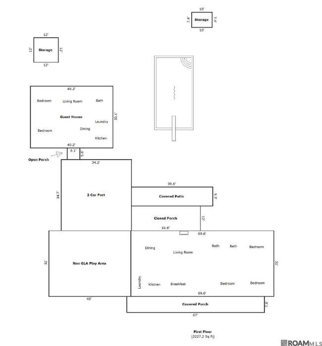 5511 N River Rd, House other with 3 bedrooms, 2 bathrooms and 2 parking in Port Allen LA | Image 19