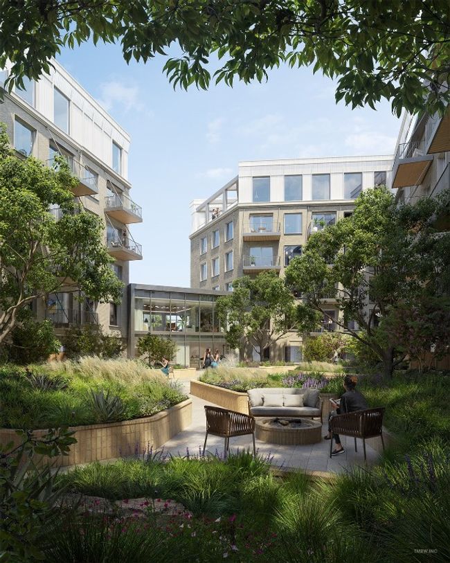 All renderings, maps, site plans, photos, simulated views, graphic images, drawings, and all other information regarding land outside of the project are for illustrative purposes only, may not be accurately depicted, may be changed at any time without notice, and should not be relied upon in deciding to purchase a unit. Intracorp does not own or control the land outside of the project and does not guarantee the current or future use thereof. | Image 6