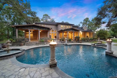 Backyard oasis with fire pits | Image 1