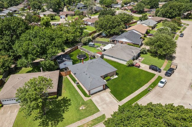 Aerial overview of property's location with nearby suburban area | Image 26