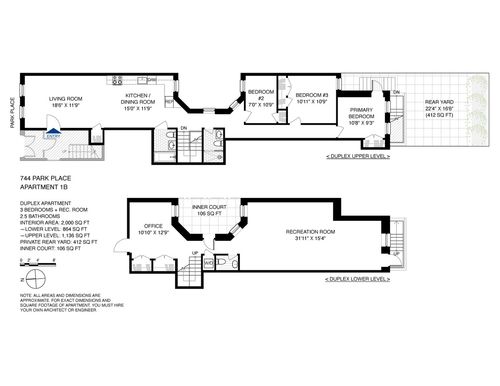1b-744 Park Pl, Brooklyn, NY, 11216-3996 | Card Image