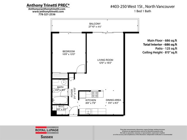 403 - 250 W 1 St Street, Condo with 1 bedrooms, 1 bathrooms and 1 parking in North Vancouver BC | Image 30