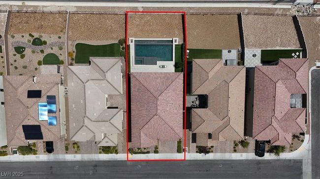 Aerial overview of property's location featuring property parcel outlined | Image 67