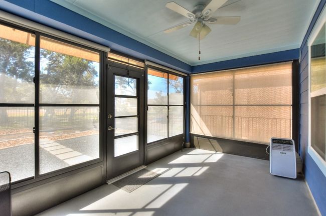 Screened Porch has privacy sun shade. | Image 29
