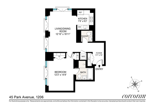 1206-45 Park Ave, New York, NY, 10016-3491 | Card Image