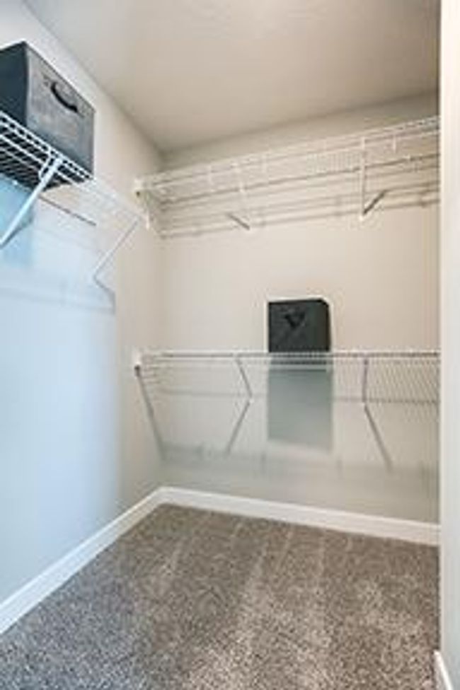 Just one of the TWO spacious walk-in closets found in the Finnegan's primary bedroom suite. Photo of model home, colors and selections shown may vary, Photo of model home, colors and selections shown may vary | Image 10