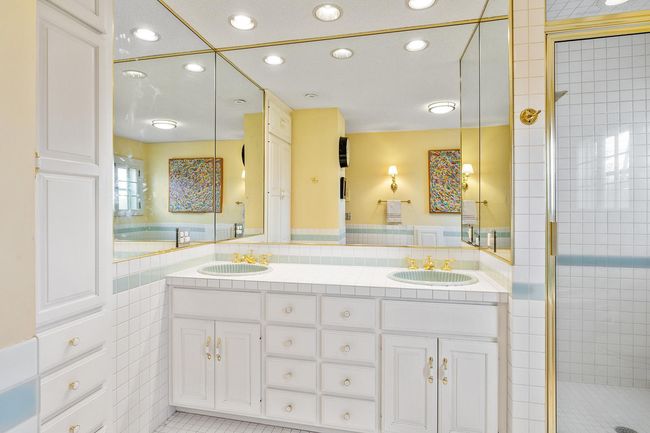2nd level bathroom with double vanity. | Image 35