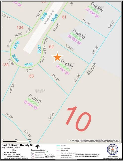 3537 Grand Teton Court, LEDGEVIEW, WI, 54115 | Card Image