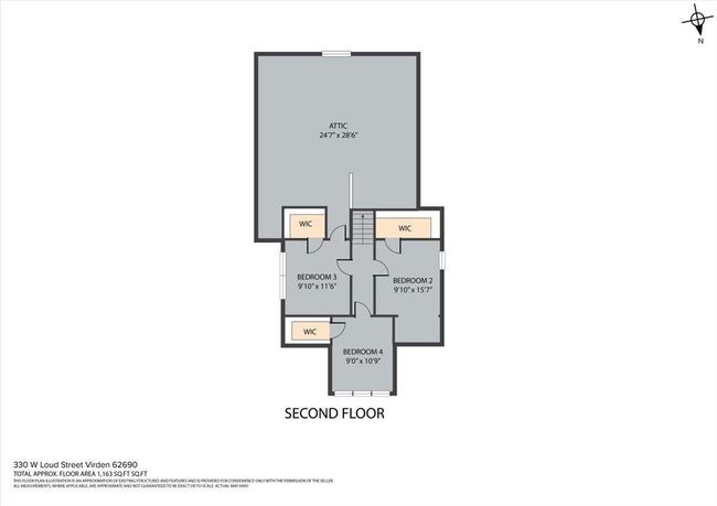 330 W Loud St, House other with 4 bedrooms, 1 bathrooms and null parking in Virden IL | Image 12