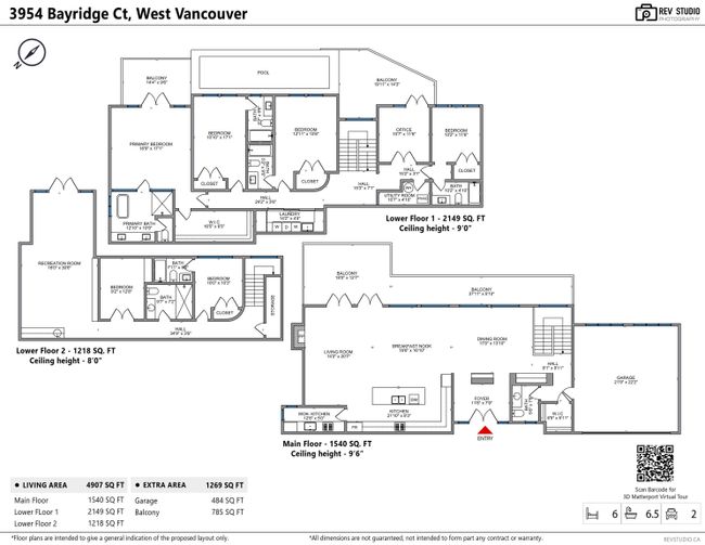 3954 Bayridge Court, House other with 5 bedrooms, 5 bathrooms and 4 parking in West Vancouver BC | Image 3