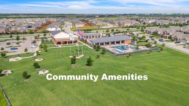 Aerial view of residential area with a pool area | Image 28