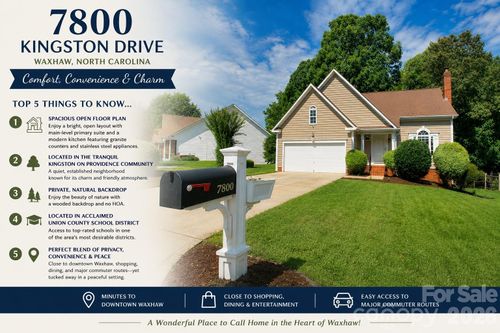 7800 Kingston Dr, Waxhaw, NC, 28173-9001 | Card Image