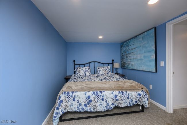 Carpeted bedroom with baseboards and recessed lighting | Image 17
