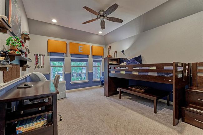 Bedroom #2 at top of stairs with front facing windows and ensuite bath. | Image 28