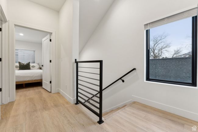 Stairs with hardwood / wood-style flooring | Image 27