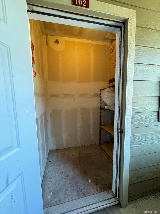 Additional lockable storage room #102, for all those items you don't need in the home. It's located in the hallway by the stairway to the upper units. | Image 36