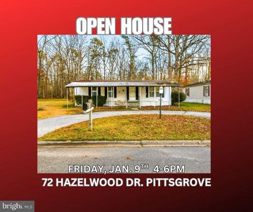 72 Hazelwood Dr, PITTSGROVE, NJ, 08318-5608 | Card Image