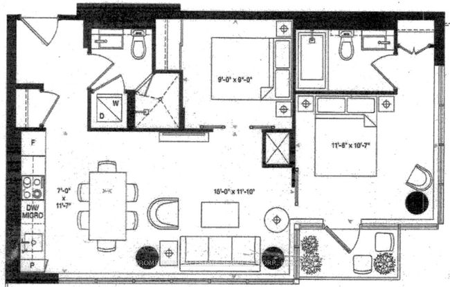 4004 - 88 Scott St, Condo with 2 bedrooms, 2 bathrooms and 1 parking in Toronto ON | Image 11