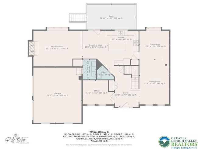638 Stratton Dr, House other with 5 bedrooms, 4 bathrooms and null parking in East Stroudsburg PA | Image 22