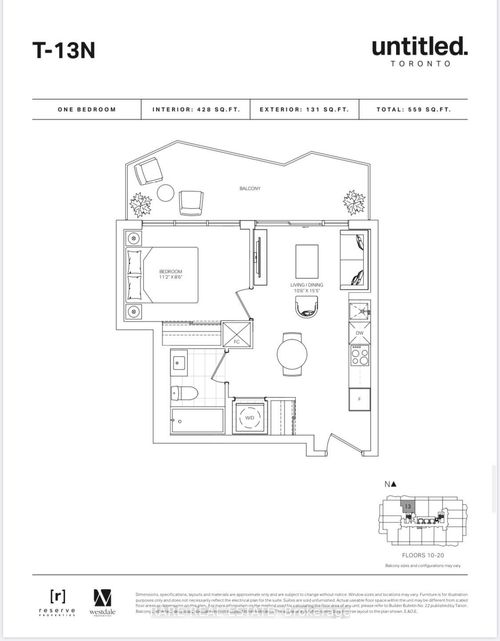 1813n-120 Broadway Ave, Toronto, ON, M4P1V8 | Card Image