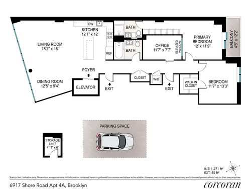 4a-6917 Shore Rd, Brooklyn, NY, 11209-1000 | Card Image
