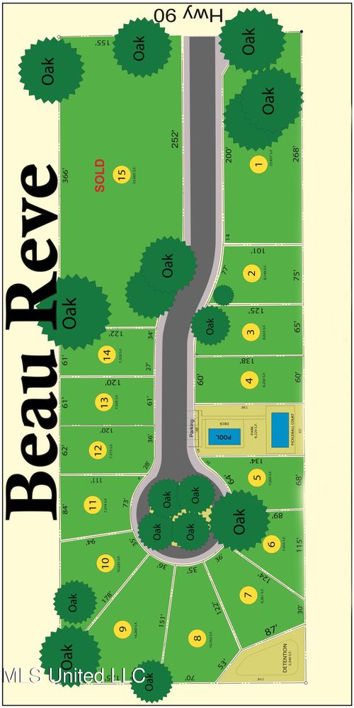 Lot 8 Beau Reve , 738 W Beach, Pass Christian, MS, 39571 | Card Image