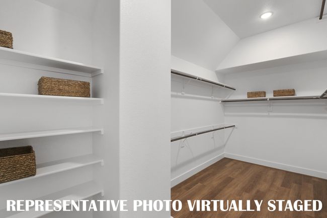 You'll find seasonal hanging racks and plenty of space in this dream closet! REPRESENTATIVE PHOTO VIRTUALLY STAGED | Image 12