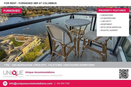 1702-1383 Marinaside Crescent, Vancouver, BC, V6Z2W9 | Card Image