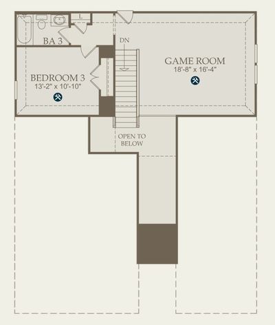 Pulte Homes, Mooreville floor plan | Image 3