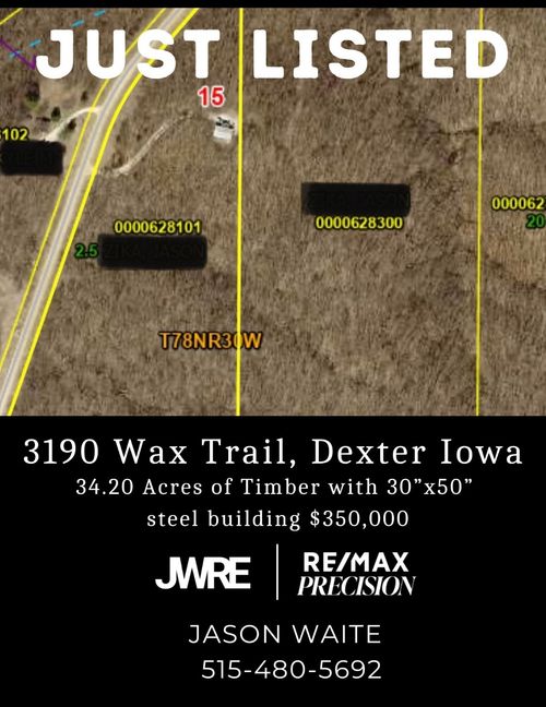 3190 Wax Trl, Dexter, IA, 50070-7527 | Card Image