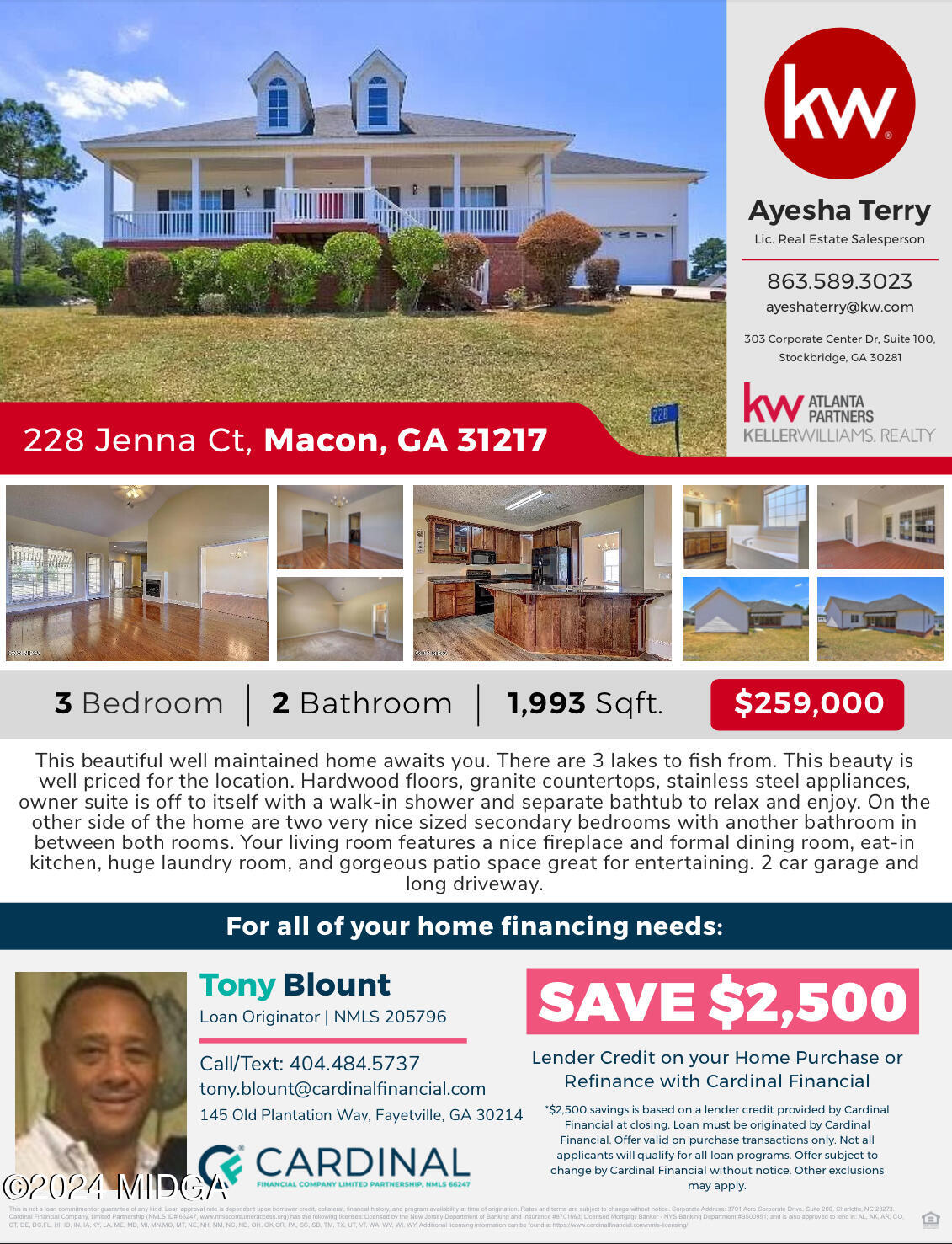 Jenna Ct, Macon, GA 31217