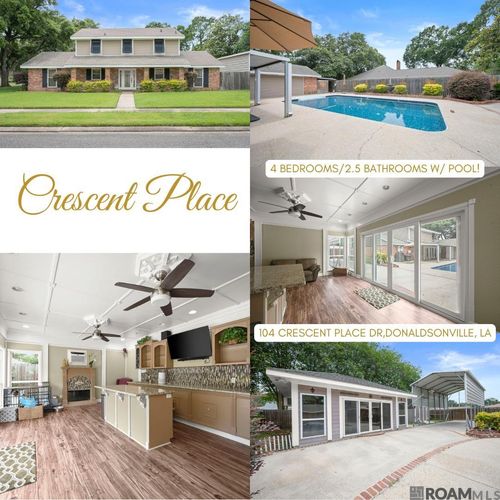 104 Crescent Pl, Donaldsonville, LA, 70346-4311 | Card Image