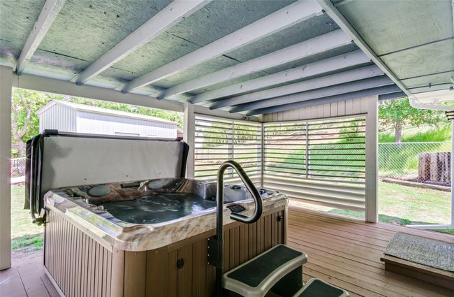 Privacy shutters surround hot tub | Image 24