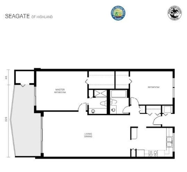 APT-1030D - 3310 S Ocean Blvd, Condo with 2 bedrooms, 2 bathrooms and null parking in Highland Beach FL | Image 58