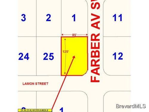 501 Lamon St & Farber Ave, Palm Bay, FL, 32908 | Card Image