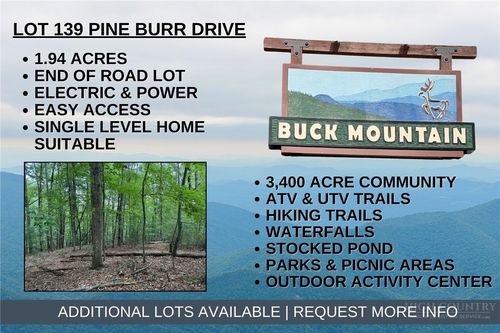 Lot 139 Pine Burr Drive, Purlear, NC, 28665 | Card Image