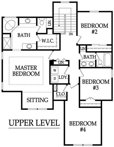 The Weston 2 Story Upper Level Floor Plan | Image 3