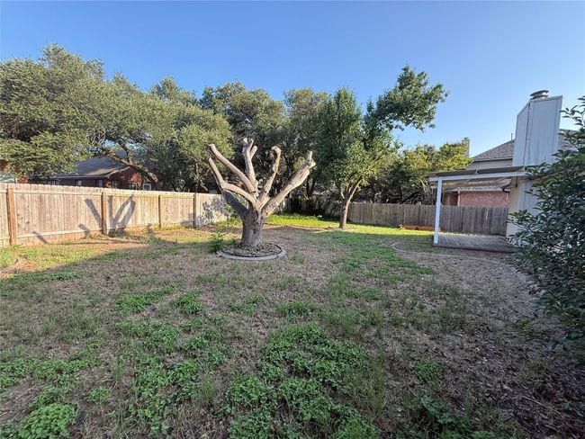 View of fenced backyard | Image 22