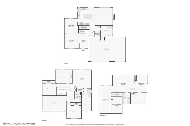13543 Athena Way, House other with 5 bedrooms, 4 bathrooms and null parking in Rosemount MN | Image 49