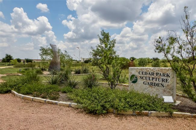 Explore the Cedar Park Sculpture Garden next to the Recreation Center at 1435 Main Street, Cedar Park, TX, to admire outdoor sculptures by local artists by the lake. | Image 37