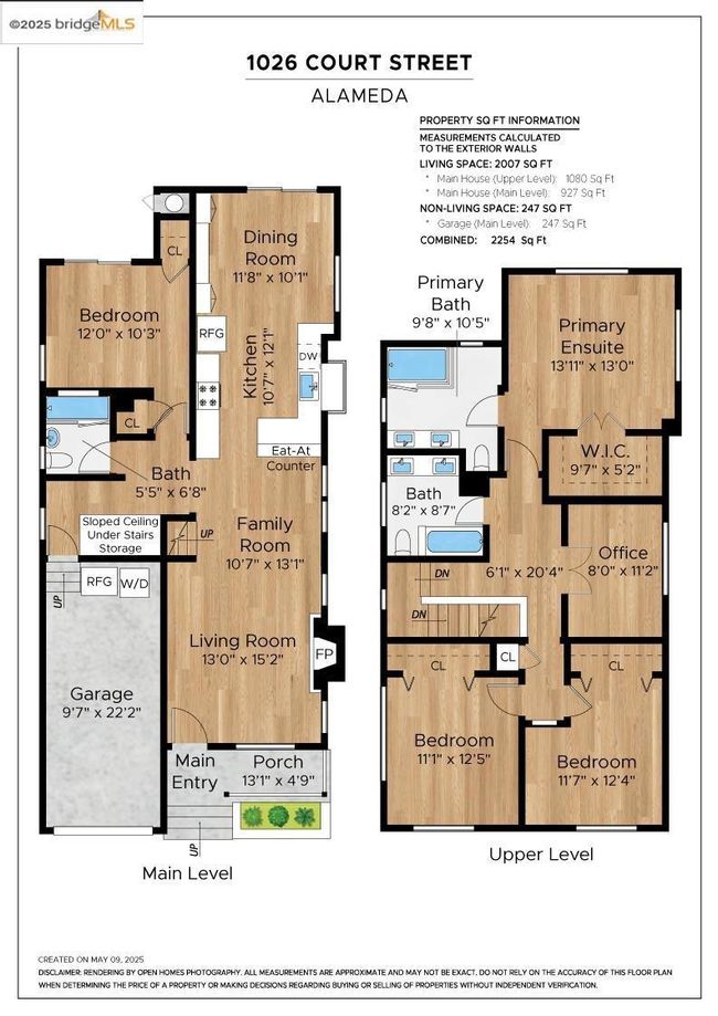 1026 Court St, House other with 4 bedrooms, 3 bathrooms and 1 parking in Alameda CA | Image 45