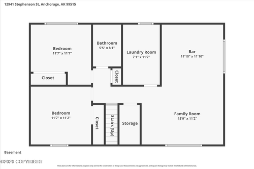12941 Stephenson St, Anchorage, AK, 99515-3857 | Card Image