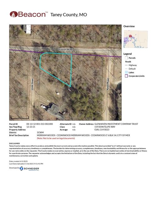 Lot 6 Merriam Woods, Rockaway Beach, MO, 65740 | Card Image