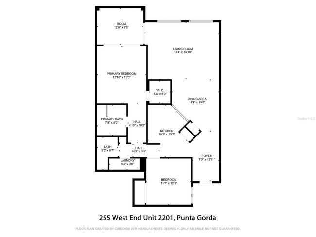 UNIT-2201 - 255 W End Dr, Condo with 2 bedrooms, 2 bathrooms and null parking in PUNTA GORDA FL | Image 34