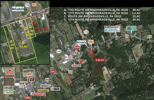 1762-1774-parcels-1762 Route 209, Brodheadsville, PA, 18322-7814 | Card Image