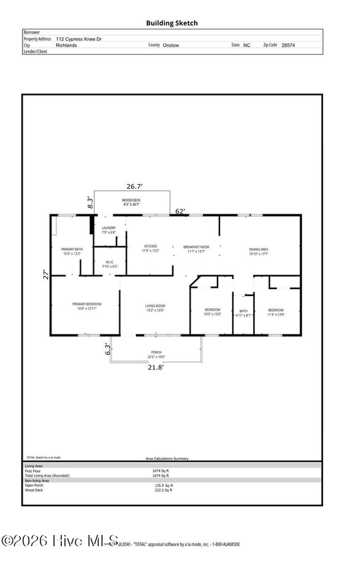 112 Cypress Knee Dr, Richlands, NC, 28574-8389 | Card Image